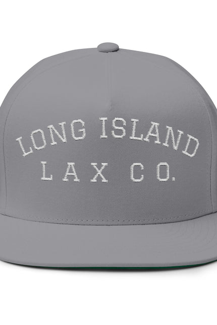 Long Island Lacrosse Embroidered Flat Bill Cap