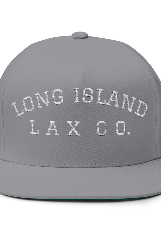Long Island Lacrosse Embroidered Flat Bill Cap