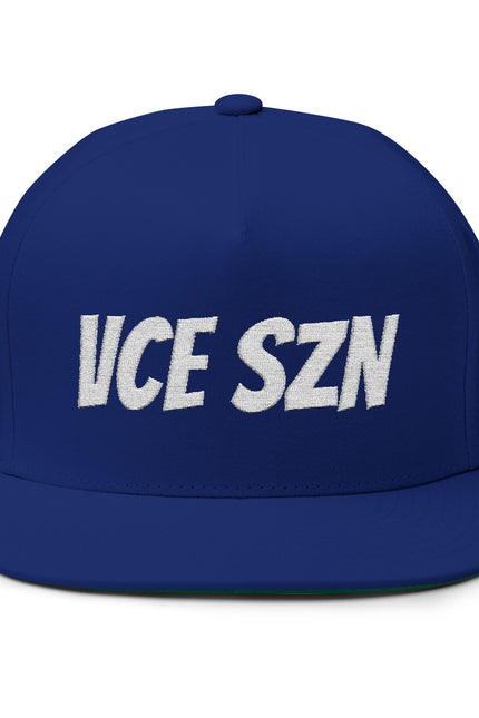 VCE SZN Embroidered Flat Bill Cap | Snapback Hat