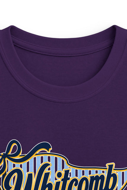 Whitcomb Giraffes Vintage Script School Team Tee