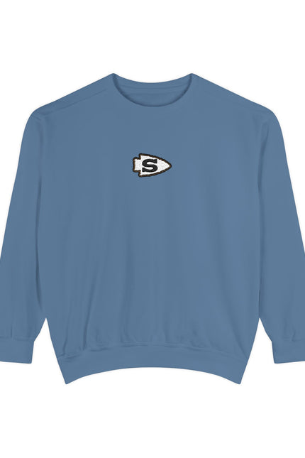 Minimal Pixel 'S' Logo Comfort Colors Sweatshirt