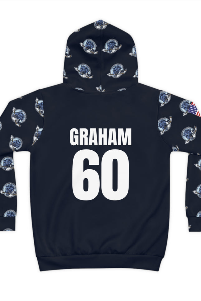 LI Mustangs Hockey Children's Hoodie — "Let's See the Pride!"