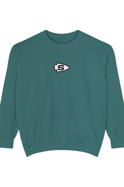 Minimal Pixel 'S' Logo Comfort Colors Sweatshirt