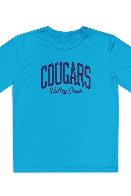 Cougars Valley Creek Youth Tee — Kids School Spirit Shirt