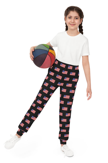 Custom Logo Youth Joggers — Personalized Children’s All-Over-Print Sweatpants
