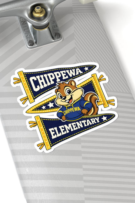 Chippewa Elementary Mascot Kiss-Cut Sticker