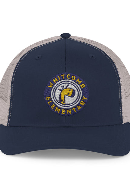 Embroidered Whitcomb Mascot Snapback Trucker Cap