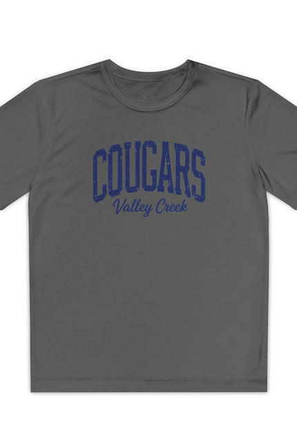 Cougars Valley Creek Youth Tee — Kids School Spirit Shirt