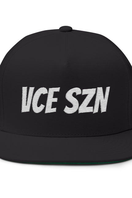 VCE SZN Embroidered Flat Bill Cap | Snapback Hat