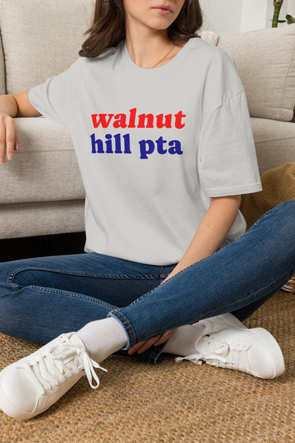 Walnut Hill PTA Shirt — Retro Red & Blue School Spirit