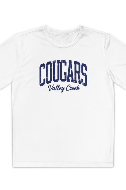 Cougars Valley Creek Youth Tee — Kids School Spirit Shirt