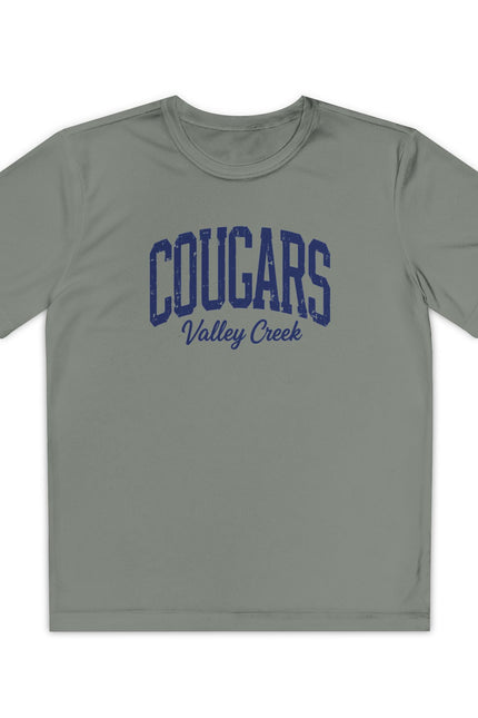 Cougars Valley Creek Youth Tee — Kids School Spirit Shirt