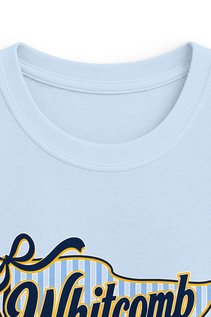 Whitcomb Giraffes Vintage Script School Team Tee