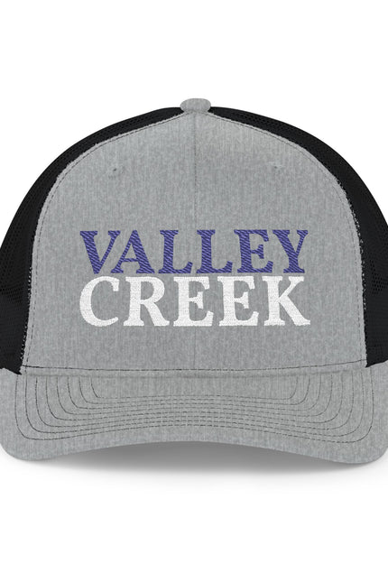 Valley Creek Embroidered Trucker Cap - Vintage Team Logo Snapback