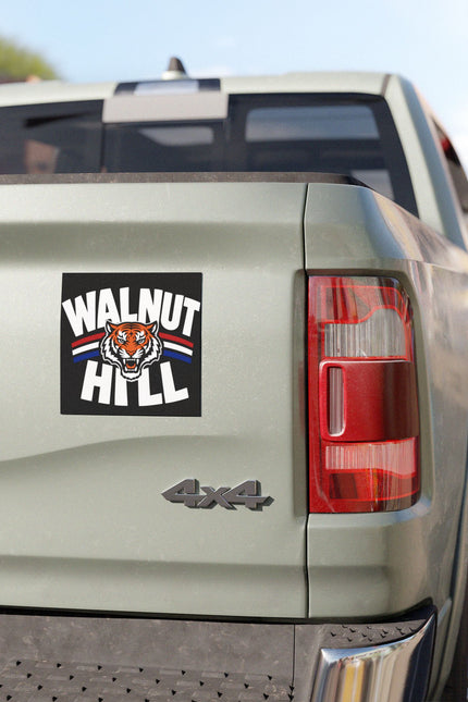 Walnut Hill Tiger Car Magnet — School Spirit Magnetic Decal