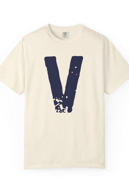 V Letterfront Custom Name & Graduate Year Number T-Shirt — Personalized Team Jersey Style