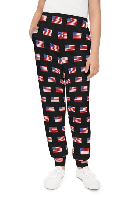 Custom Logo Youth Joggers — Personalized Children’s All-Over-Print Sweatpants