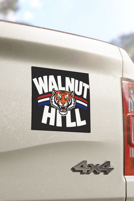 Walnut Hill Tiger Car Magnet — School Spirit Magnetic Decal