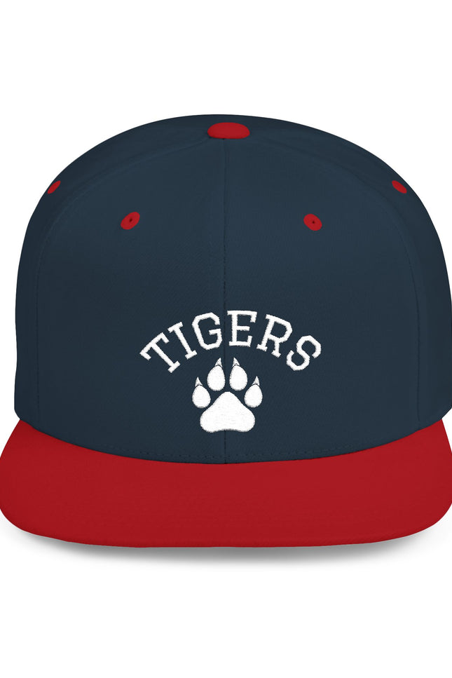 Tigers Paw Flat Bill Snapback Hat