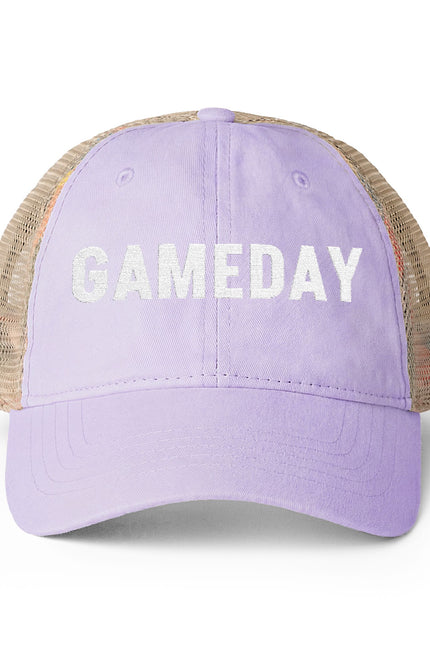 Game Day = Women's Washed Mesh-Back Cap