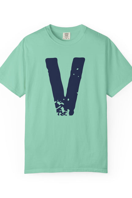 V Letterfront Custom Name & Graduate Year Number T-Shirt — Personalized Team Jersey Style