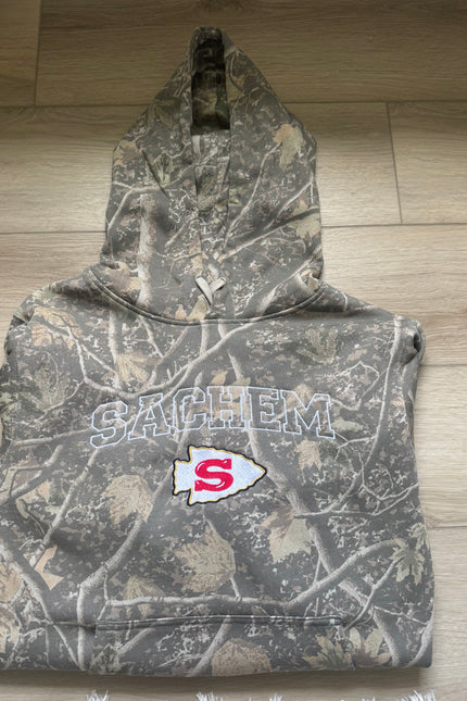 Sachem Embroidered Camo Hoodie