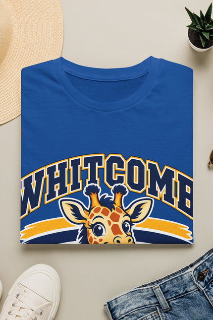 Whitcomb Giraffes— Retro School Mascot Tee