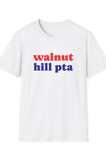 Walnut Hill PTA Shirt — Retro Red & Blue School Spirit