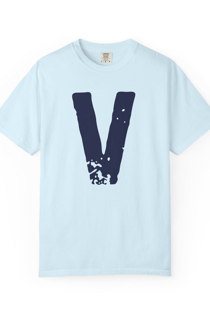 V Letterfront Custom Name & Graduate Year Number T-Shirt — Personalized Team Jersey Style