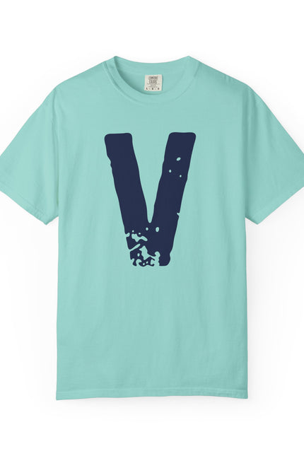 V Letterfront Custom Name & Graduate Year Number T-Shirt — Personalized Team Jersey Style