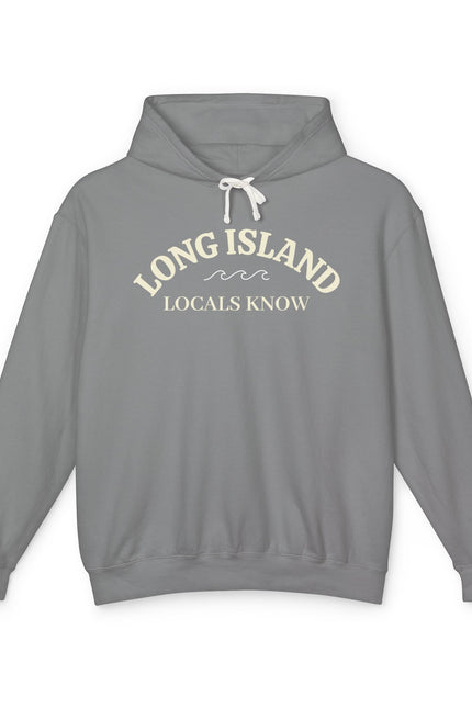 Long Island Vintage Cream Hoodie — Lightweight Unisex Hooded Sweatshirt