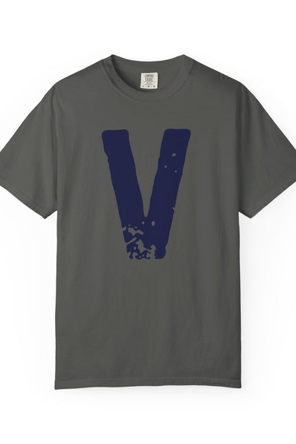 V Letterfront Custom Name & Graduate Year Number T-Shirt — Personalized Team Jersey Style