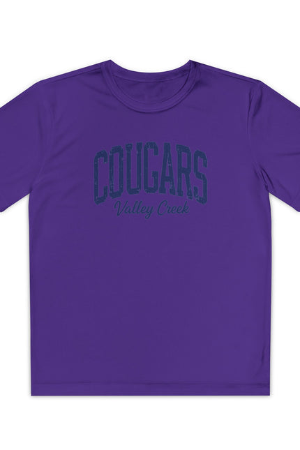 Cougars Valley Creek Youth Tee — Kids School Spirit Shirt