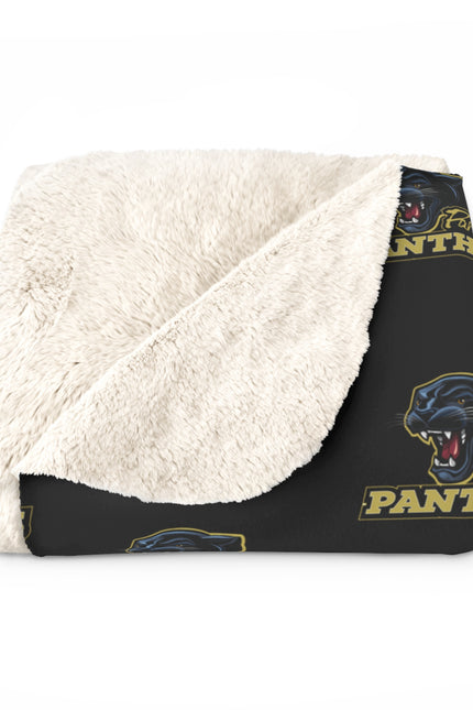 Personalized Parkway Panthers Sherpa Blanket – Custom Name Owen