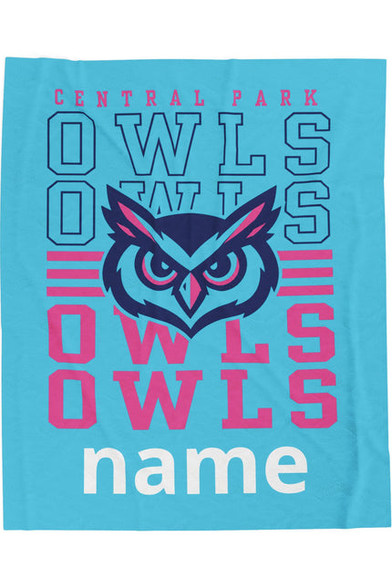 Personalized 'Central Park OWLS' Team Throw