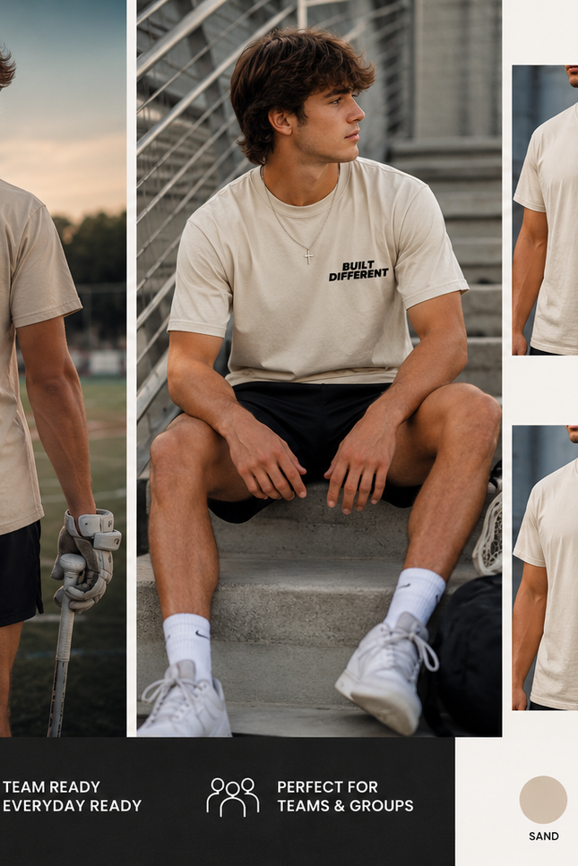 Built Different Lacrosse Tee – Earned, Not Given Shirt