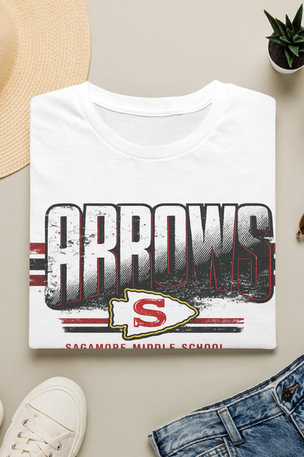 Arrows School Logo T‑Shirt — Sagamore Middle School Spirit Tee