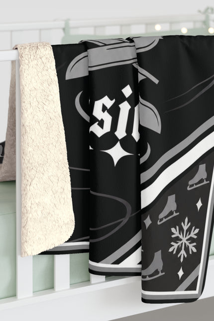 Obsidian Sherpa Fleece Blanket