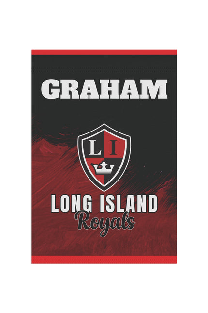 Personalized Hockey Locker Room Flag — Custom Player Name & Photo
