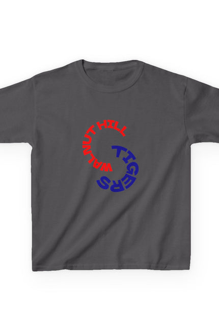 Budget Kids Tee — “Walnut Hill Tigers” Circular School Gildan Heavy Cotton Shirt