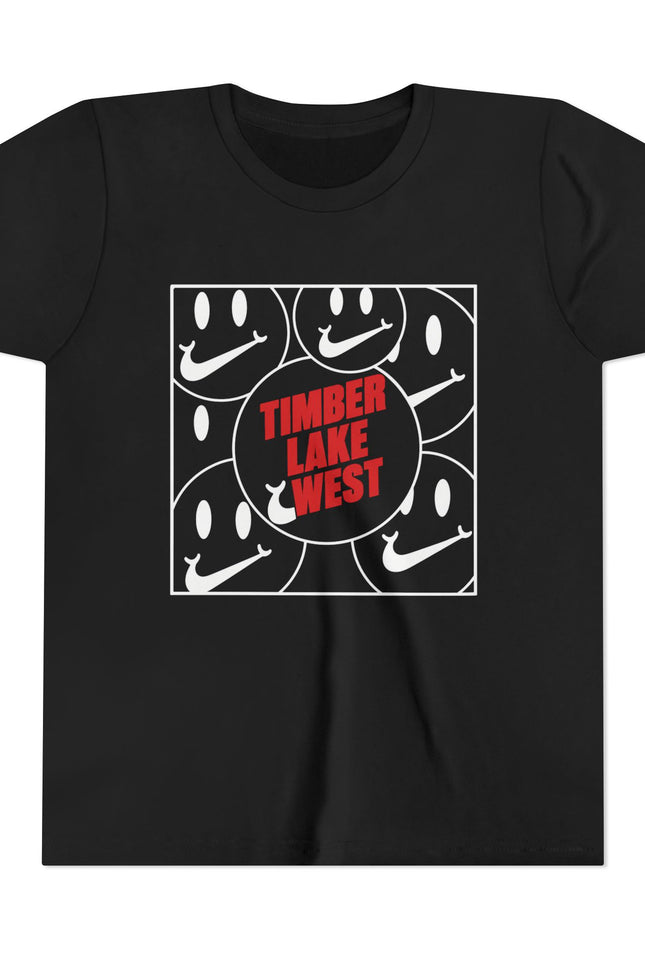 Youth Tee – 'Timber Lake West' Retro Camp Graphic Kids Shirt