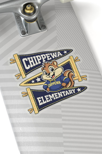Chippewa Elementary Mascot Kiss-Cut Sticker