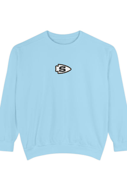 Minimal Pixel 'S' Logo Comfort Colors Sweatshirt