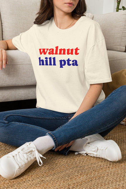 Walnut Hill PTA Shirt — Retro Red & Blue School Spirit