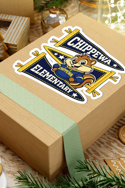Chippewa Elementary Mascot Kiss-Cut Sticker