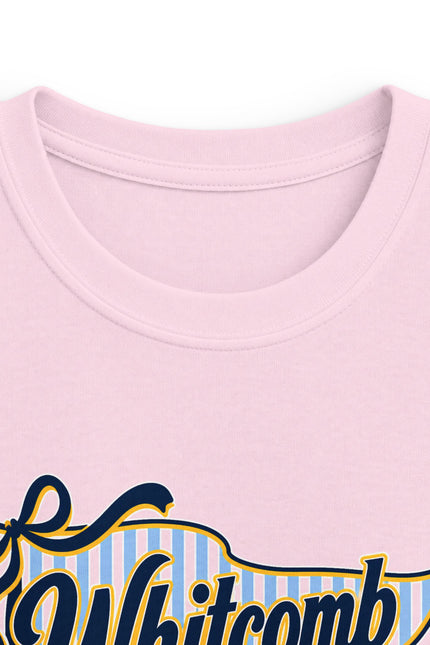 Whitcomb Giraffes Vintage Script School Team Tee
