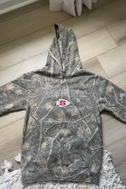 Sachem Embroidered Camo Hoodie