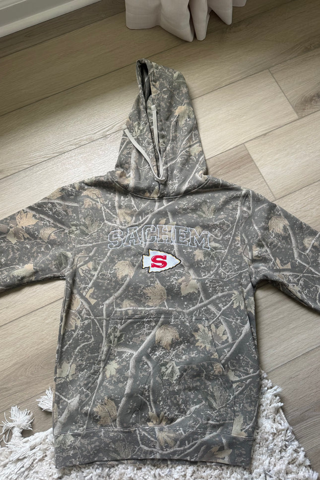 Sachem Embroidered Camo Hoodie