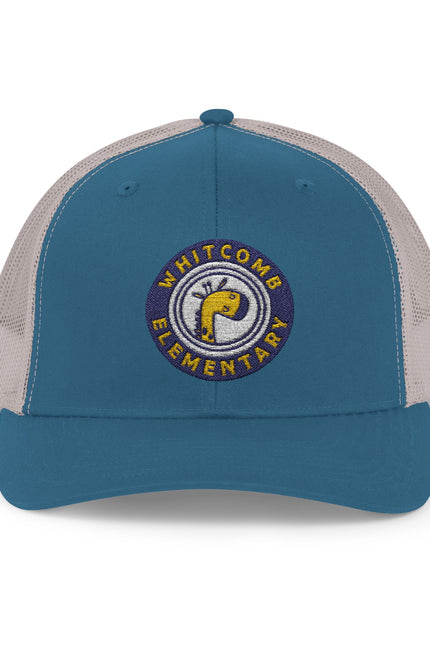Embroidered Whitcomb Mascot Snapback Trucker Cap