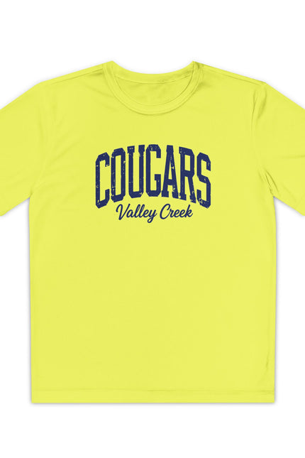 Cougars Valley Creek Youth Tee — Kids School Spirit Shirt